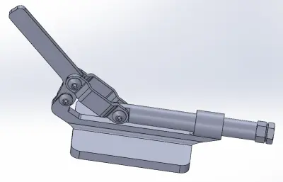伸缩式肘节夹具