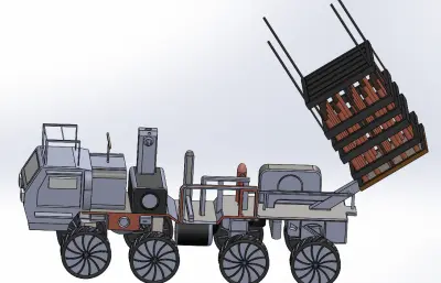 玩具多管发射车