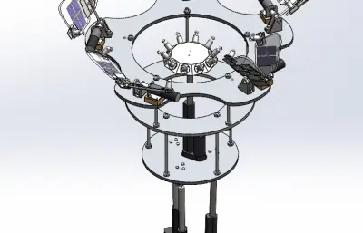 太阳能动态花朵雕像 太阳能路灯
