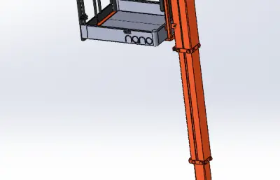 载人升降机3D模型
