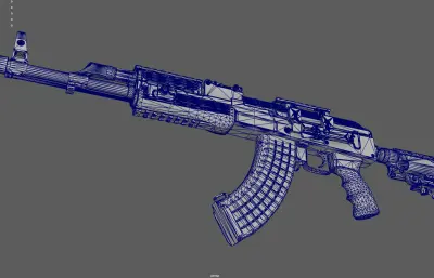 AK-47自动步枪 冲锋枪