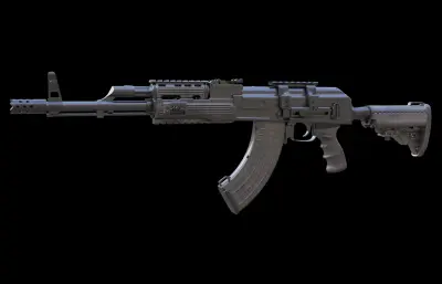 AK-47自动步枪 冲锋枪