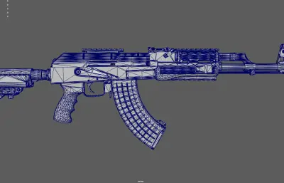 AK-47自动步枪 冲锋枪