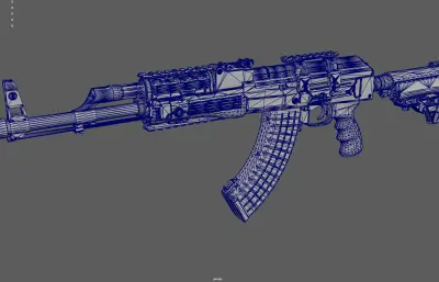 AK-47自动步枪 冲锋枪