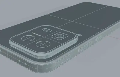 iQOO 15 Ultra手机3D模型