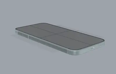 vivo X300s手机3D模型