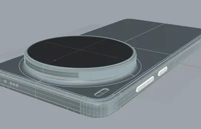 vivo X300 ultra手机3D模型