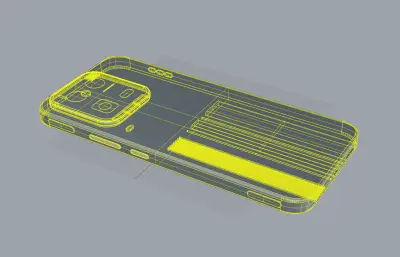 iQOO 15 Ultra手机3D模型