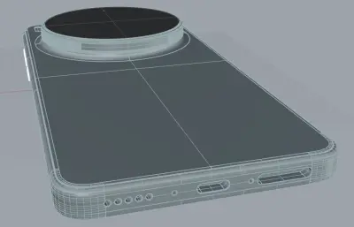 vivo X300 ultra手机3D模型