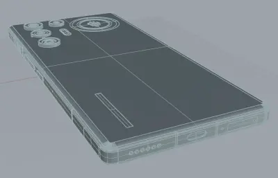 红魔11 Air游戏手机rhino模型