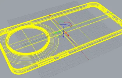 vivo X300s手机3D模型