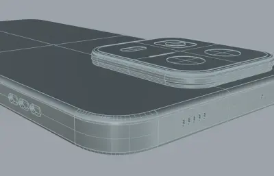 iQOO 15 Ultra手机3D模型