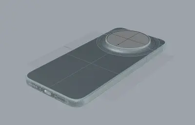 vivo X300s手机3D模型