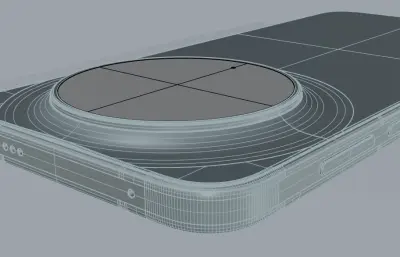 vivo X300s手机3D模型