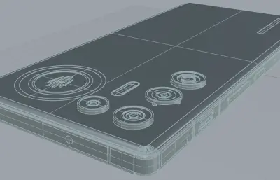 红魔11 Air游戏手机rhino模型