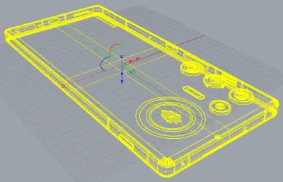 红魔11 Air游戏手机rhino模型