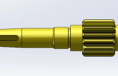 齿轮轴模型