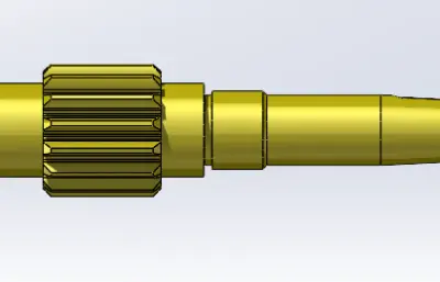 齿轮轴模型