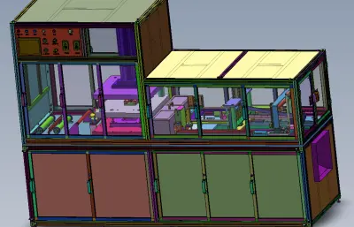 手机锂电池外包铝膜成型设备