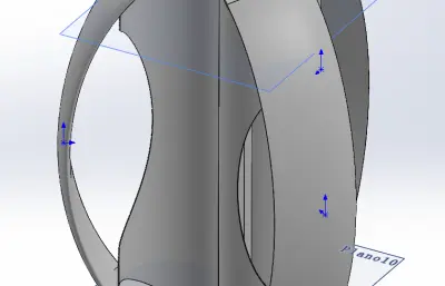 垂直轴风力发电机椭圆形叶片