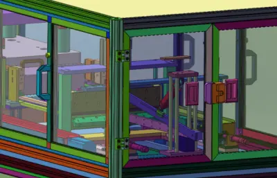 手机锂电池外包铝膜成型设备