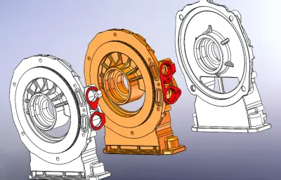EH2-A1SX30后端盖组装图
