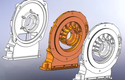 EH2-A1SX30后端盖组装图
