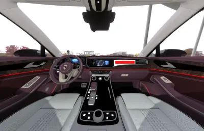 红旗H9汽车,带内饰