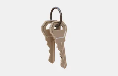 钥匙串 门锁钥匙 黄铜钥匙