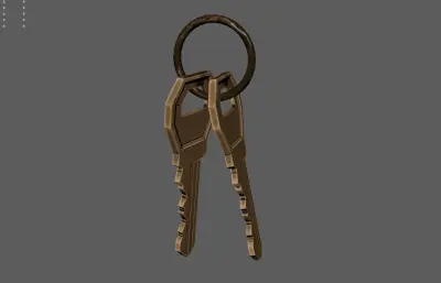 钥匙串 门锁钥匙 黄铜钥匙