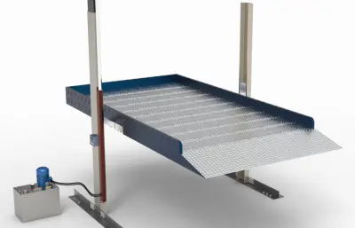 双柱液压停车升降机简易模型