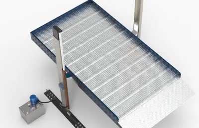 双柱液压停车升降机简易模型