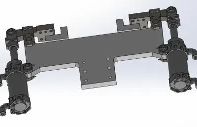 基于连杆原理的压紧机构