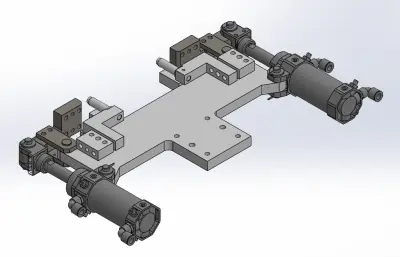 基于连杆原理的压紧机构