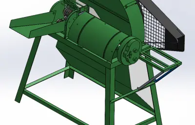 割糠机模型