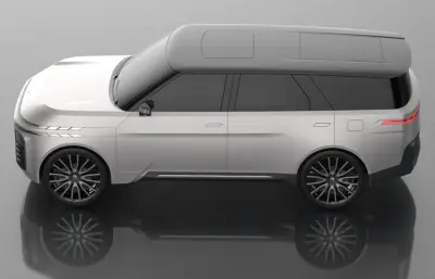 SUV轿车汽车外壳模型