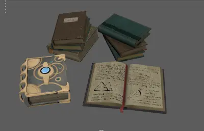 魔法书 秘籍古书 西方古董书籍