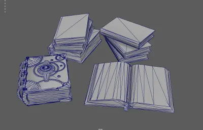 魔法书 秘籍古书 西方古董书籍