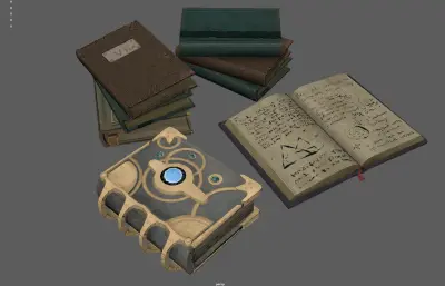 魔法书 秘籍古书 西方古董书籍