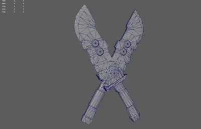 科幻刀 双刀 朋克武器