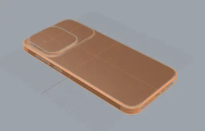 OPPO find X9S手机外观3D模型