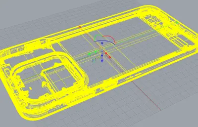 OPPO find X9S手机外观3D模型