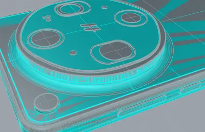 OPPO find X9 Ultra手机外观3D模型