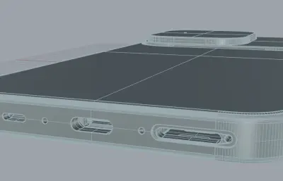 OPPO find X9S手机外观3D模型