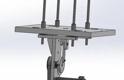 基于偏心轮的顶升机构