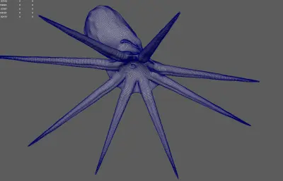 章鱼 八爪鱼 深海鱿鱼