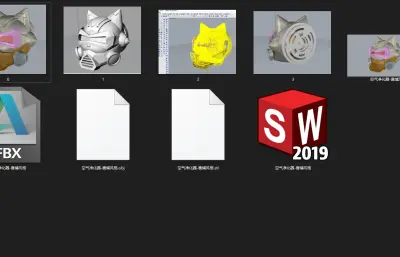 赛博风格空气净化护罩,小狗造型面具