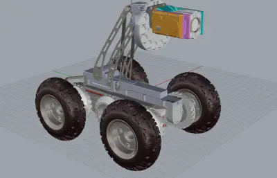 机械臂,工程车,机械车内部组件