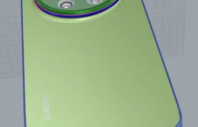 Xiaomi 17 Ultra手机模型 RS材质带贴图