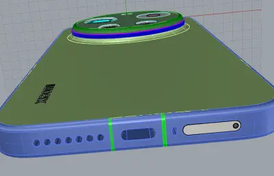 Xiaomi 17 Ultra手机模型 RS材质带贴图